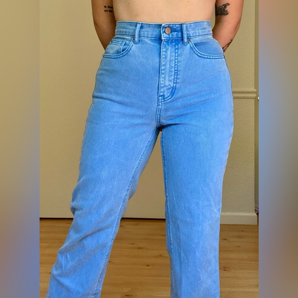 BDG Urban Outfitters Light Blue High Waisted Jeans Size 27 - Picture 1 of 4